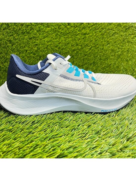 Nike Shoes - Nike Air Zoom Pegasus 38 Womens Size 8 White Blue Running Walking Shoes Sneakers